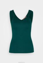 Z62T490 Women Anna Field Top Dark Green - Image 5