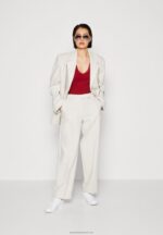 Z62T497 Women Anna Field Top Dark Red - Image 2