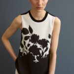 Z62T504 Women Anna Field Blouse Black/White