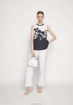 Z62T504 Women Anna Field Blouse Black/White - Image 6