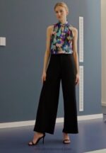 Z62T505 Women Anna Field Top Nblue/Purple - Image 2