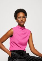 Z62T511 Women Anna Field Top Pink - Image 4
