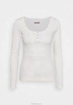 Z62T517 Women Anna Field Long Sleeved Top White