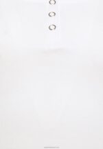 Z62T517 Women Anna Field Long Sleeved Top White - Image 3