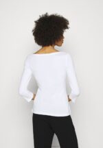 Z62T519 Women Anna Field 2 Pack Long Sleeved Top White/Black - Image 3