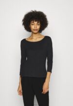Z62T519 Women Anna Field 2 Pack Long Sleeved Top White/Black - Image 4