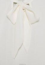 Z62T521 Women Anna Field Long Sleeved Top Off-White - Image 3