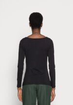 Z62T526 Women Anna Field Long Sleeved Top Black - Image 3