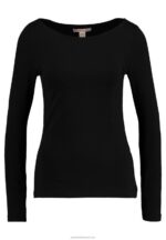 Z62T526 Women Anna Field Long Sleeved Top Black - Image 4