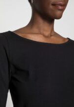 Z62T526 Women Anna Field Long Sleeved Top Black - Image 5