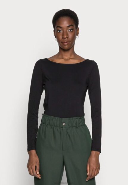 Z62T526 Women Anna Field Long Sleeved Top Black