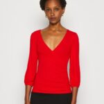 Z62T529 Women Anna Field Long Sleeved Top Red