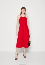 Z62T52 Women Anna Field Jersey Dress Red - Image 2