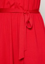 Z62T52 Women Anna Field Jersey Dress Red - Image 6