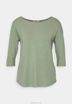 Z62T532 Women Anna Field Long Sleeved Top Light Green - Image 4