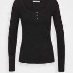 Z62T533 Women Anna Field Long Sleeved Top Black