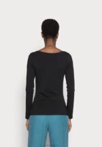 Z62T534 Women Anna Field Long Sleeved Top Black - Image 3