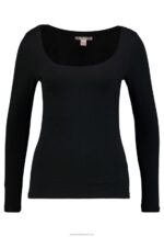 Z62T534 Women Anna Field Long Sleeved Top Black - Image 4
