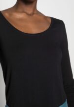 Z62T534 Women Anna Field Long Sleeved Top Black - Image 5