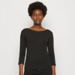 Z62T537 Women Anna Field Long Sleeved Top Black