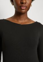 Z62T537 Women Anna Field Long Sleeved Top Black - Image 6