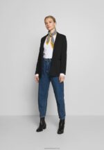 Z62T539 Women Anna Field 2 Pack Long Sleeved Top Maritime Blue/White - Image 2