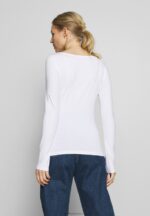 Z62T539 Women Anna Field 2 Pack Long Sleeved Top Maritime Blue/White - Image 4