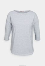 Z62T544 Women Anna Field Long Sleeved Top Mottled Grey