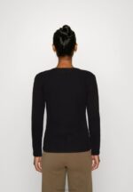 Z62T547 Women Anna Field Long Sleeved Top Black - Image 3