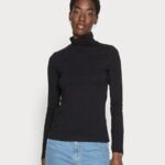 Z62T548 Women Anna Field Long Sleeved Top Black