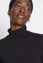 Z62T548 Women Anna Field Long Sleeved Top Black - Image 5