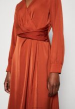 Z62T54 Women Anna Field Cocktail Dress Party Dress Brown - Image 6