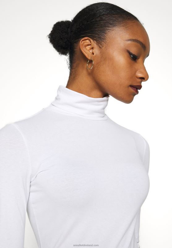 Z62T551 Women Anna Field 2 Pack Long Sleeved Top Black/White - Image 5