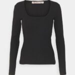 Z62T552 Women Anna Field Long Sleeved Top Black