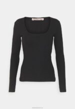 Z62T552 Women Anna Field Long Sleeved Top Black