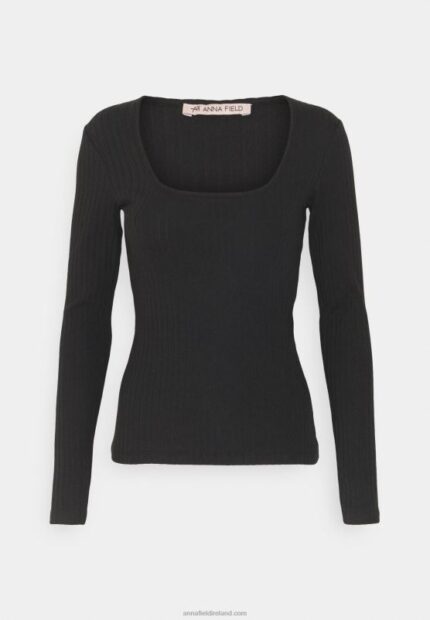 Z62T552 Women Anna Field Long Sleeved Top Black