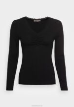 Z62T557 Women Anna Field Long Sleeved Top Black