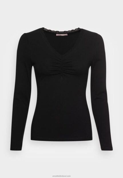 Z62T557 Women Anna Field Long Sleeved Top Black