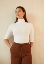 Z62T560 Women Anna Field Long Sleeved Top White