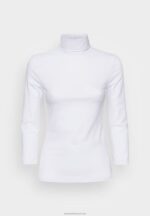 Z62T560 Women Anna Field Long Sleeved Top White - Image 10