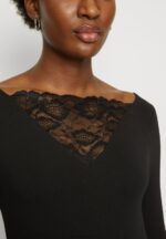 Z62T564 Women Anna Field Long Sleeved Top Black - Image 6