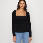 Z62T568 Women Anna Field Long Sleeved Top Black