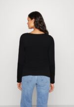 Z62T568 Women Anna Field Long Sleeved Top Black - Image 3