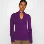 Z62T569 Women Anna Field Long Sleeved Top Purple