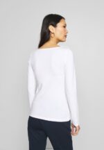 Z62T571 Women Anna Field Long Sleeved Top White - Image 3