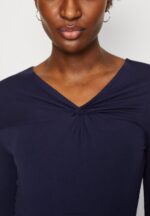 Z62T574 Women Anna Field Long Sleeved Top Dark Blue - Image 6