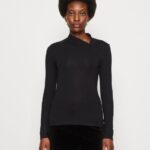 Z62T578 Women Anna Field Long Sleeved Top Black