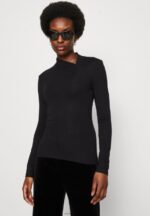 Z62T578 Women Anna Field Long Sleeved Top Black - Image 4