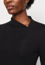 Z62T578 Women Anna Field Long Sleeved Top Black - Image 6