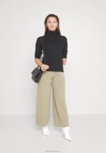 Z62T579 Women Anna Field Long Sleeved Top Black - Image 7
